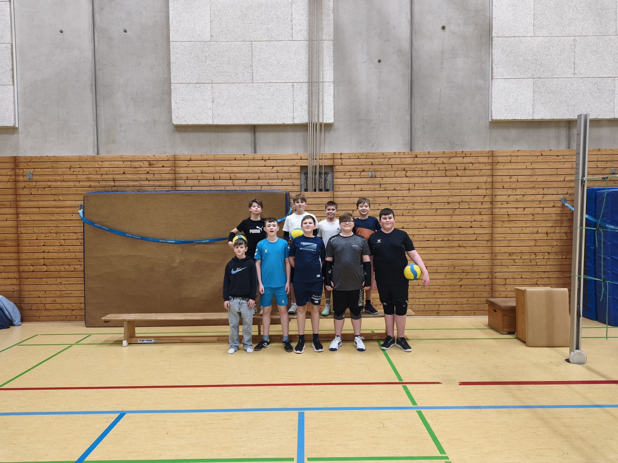 Kinder-Mannschaft der Inselblocker